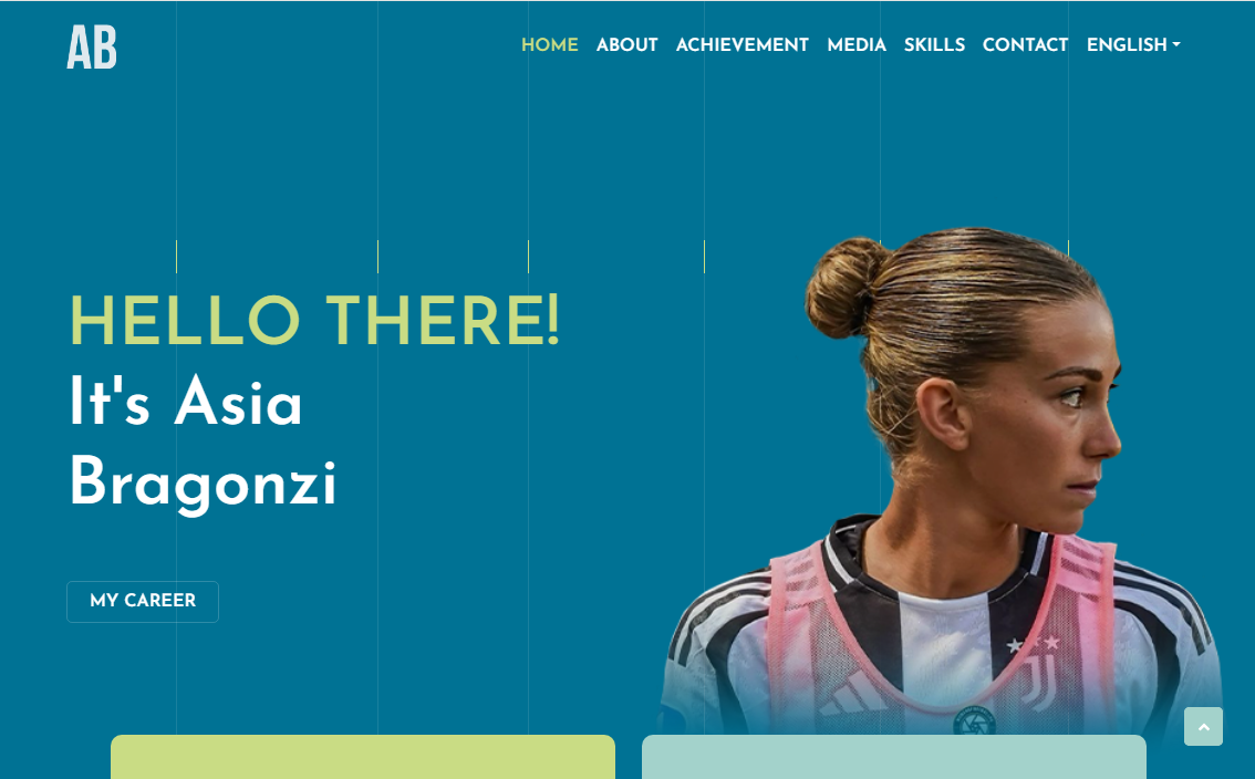 Asia Bragonzi website preview